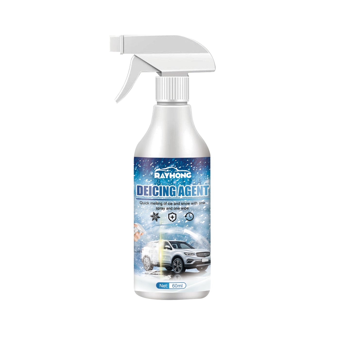 Clearing Rain water and Melting Snow Remover Quick Melting Snow Remover For Car Glass In Winter Front Windshield And Window Snow Preventer