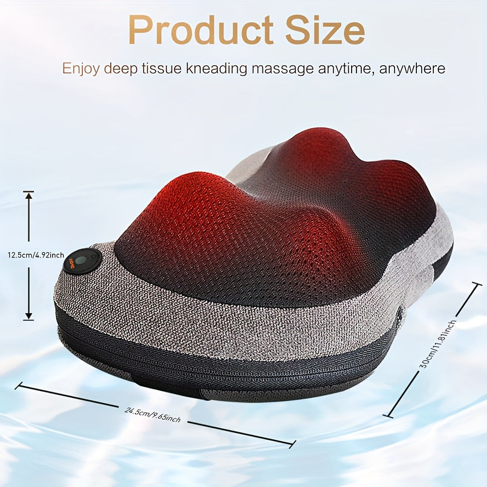 Shiatsu Back and Neck Massager with Heat(Gray)-1