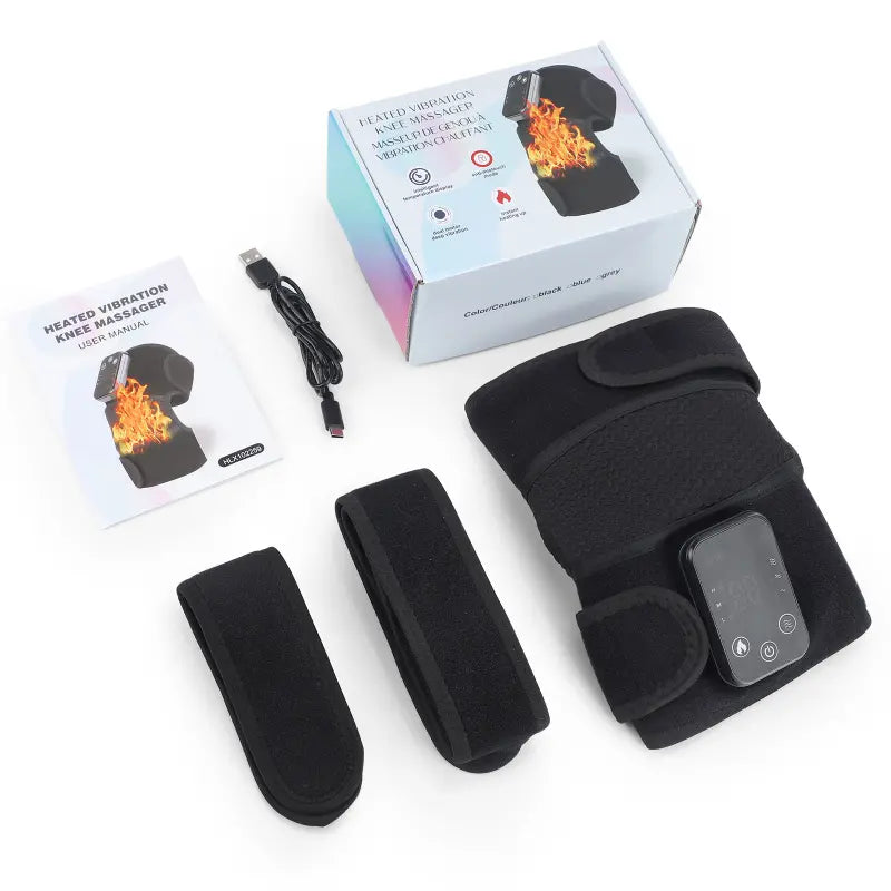 Cordless Knee & Shoulder Massager with Soothing Heat Therapy-0