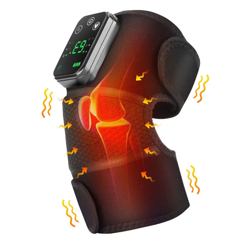 Cordless Knee & Shoulder Massager with Soothing Heat Therapy-4