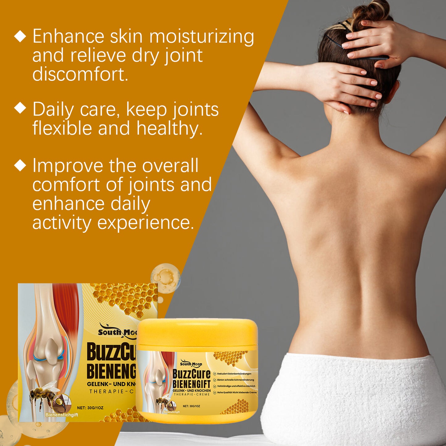 South Moon Joint Care Cream To Relieve Body Knee, Elbow And Wrist Discomfort Massage Topical Cream