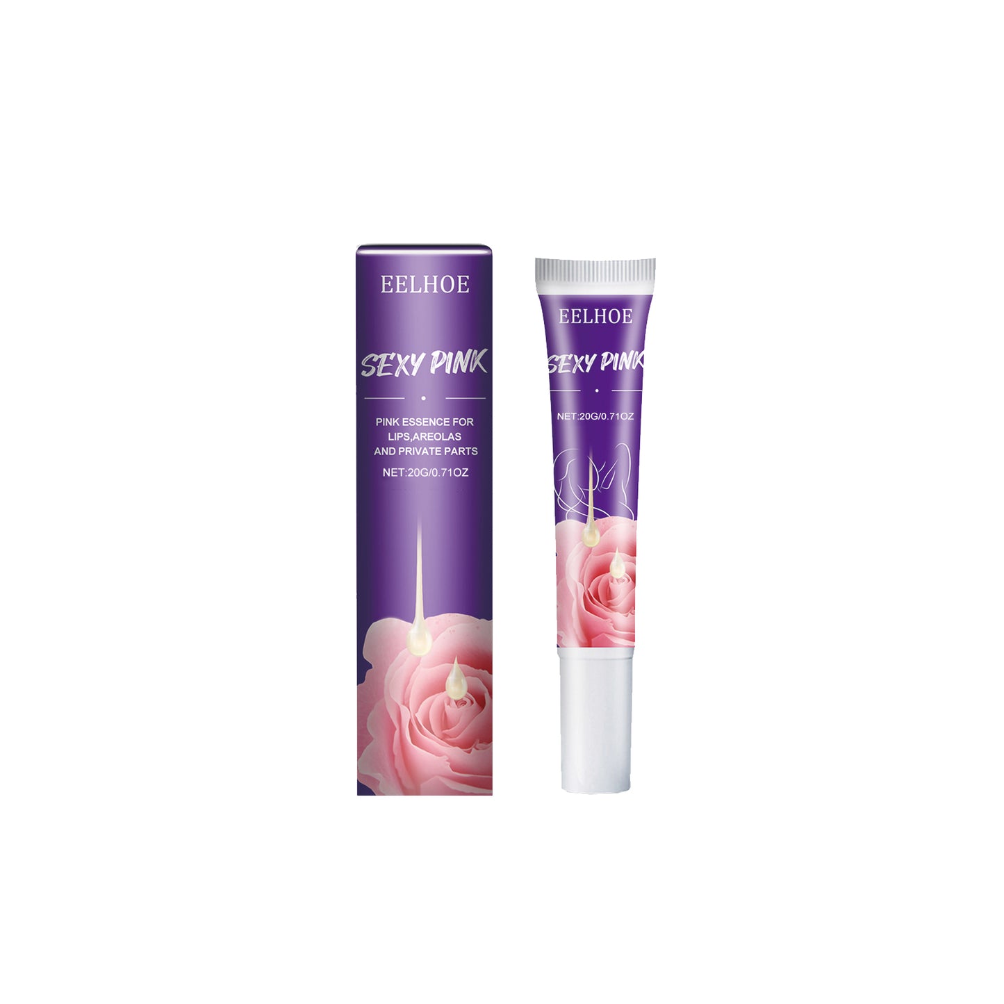 Brightener Pink Essence, Breast Areola Private Part Tender White Lip Joint To Remove Melanin Pink Essence imported from USA