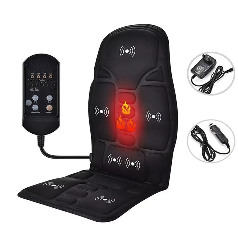 Car and Home massage pad heating cervical massager car massage pad cushion massage cushion for working mom's and dad's.