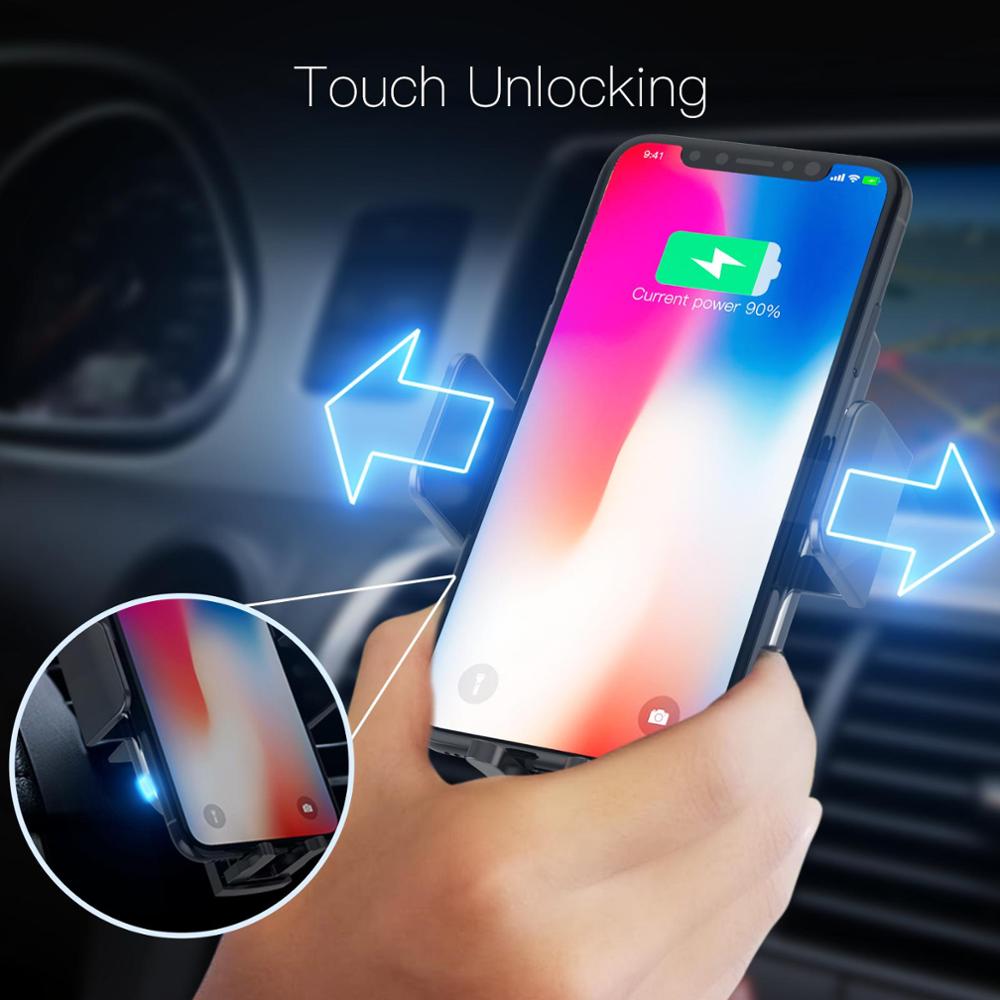 For busy moms and dads , JAKCOM CH2 Smart Wireless Car Charger Holder Hot Sale in Holders As Qi Fast Charging with LED Indicator Holder Accessories