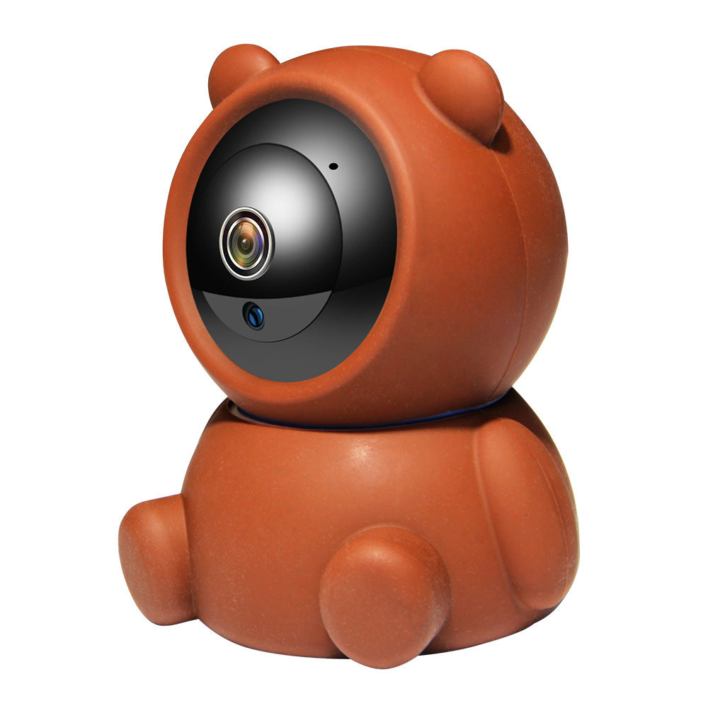 كاميرا Bear Camera 1080P Wifi IP مع تتبع تلقائي بالأشعة تحت الحمراء ورؤية ليلية وكاميرا أمان منزلية
