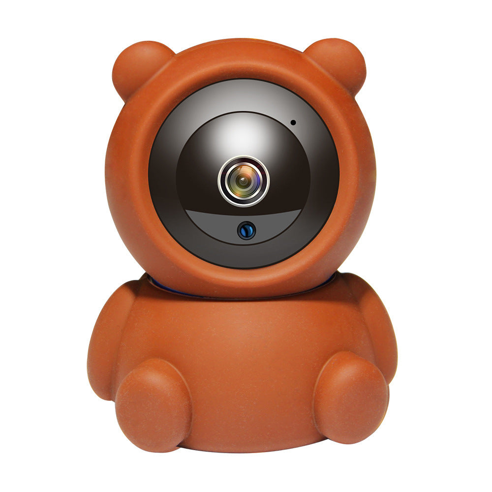 كاميرا Bear Camera 1080P Wifi IP مع تتبع تلقائي بالأشعة تحت الحمراء ورؤية ليلية وكاميرا أمان منزلية