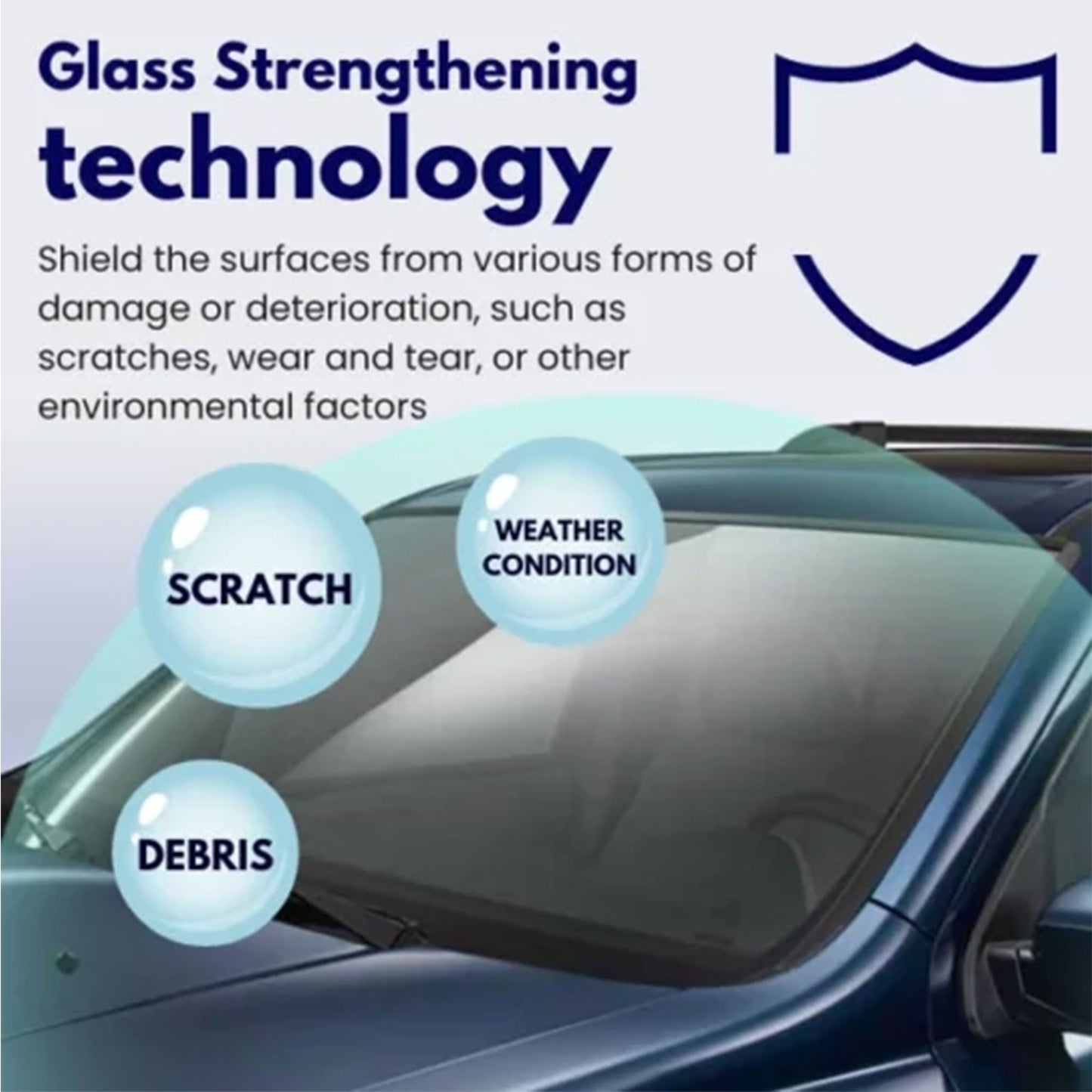 For safety and comfortable driving of working moms and dads, Anti-Fog Spray, Car Windscreens Long-Lasting , Anti-Rain And Cleaning Spray