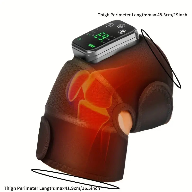 Cordless Knee & Shoulder Massager with Soothing Heat Therapy-2