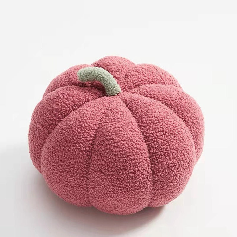 Cute Pumpkin Throw Pillow, Minimal Ins Style Sofa Cushion Living Room Bedhead Cushion Office Plush Cushion