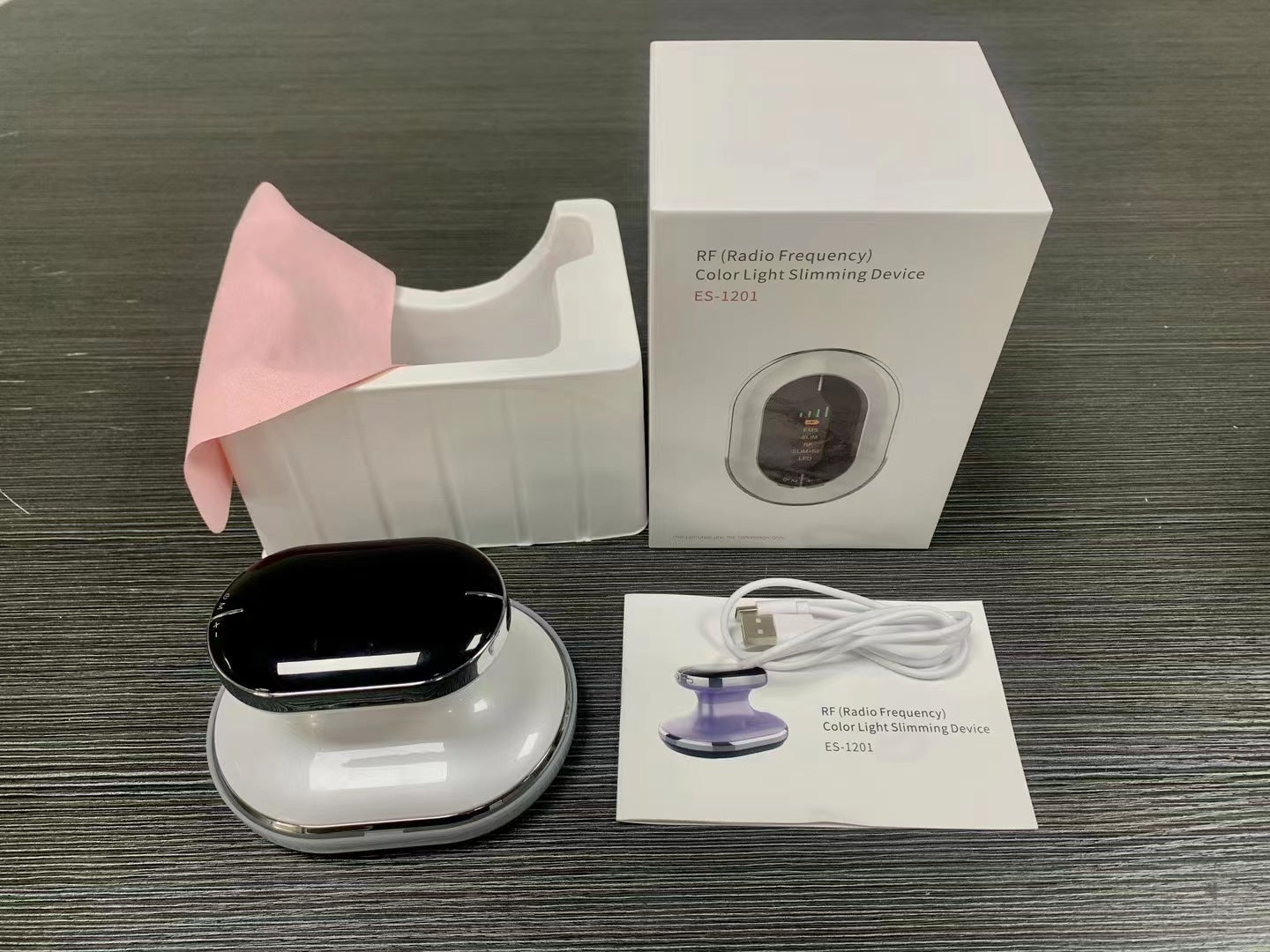 Premium quality Ultrasonic EMS RF Slimming Device combines advanced spa technologies—Radio Frequency, EMS, and LED therapy—for visible fat reduction, collagen boost, and radiant skin. Experience salon results from the comfort of your home