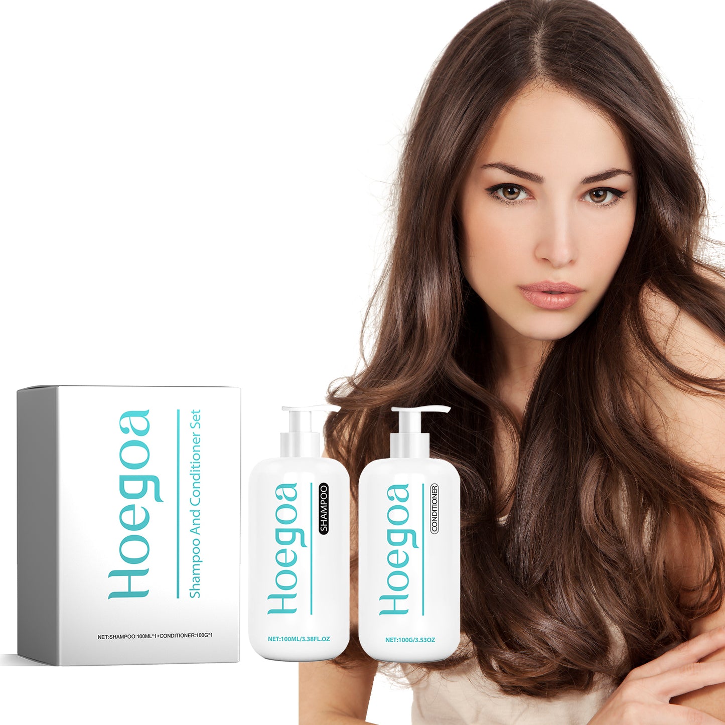 Shampoo And Conditioner Set . Mild ingredients, reduce frizz and knotting, makeing your hair smoother and silky.