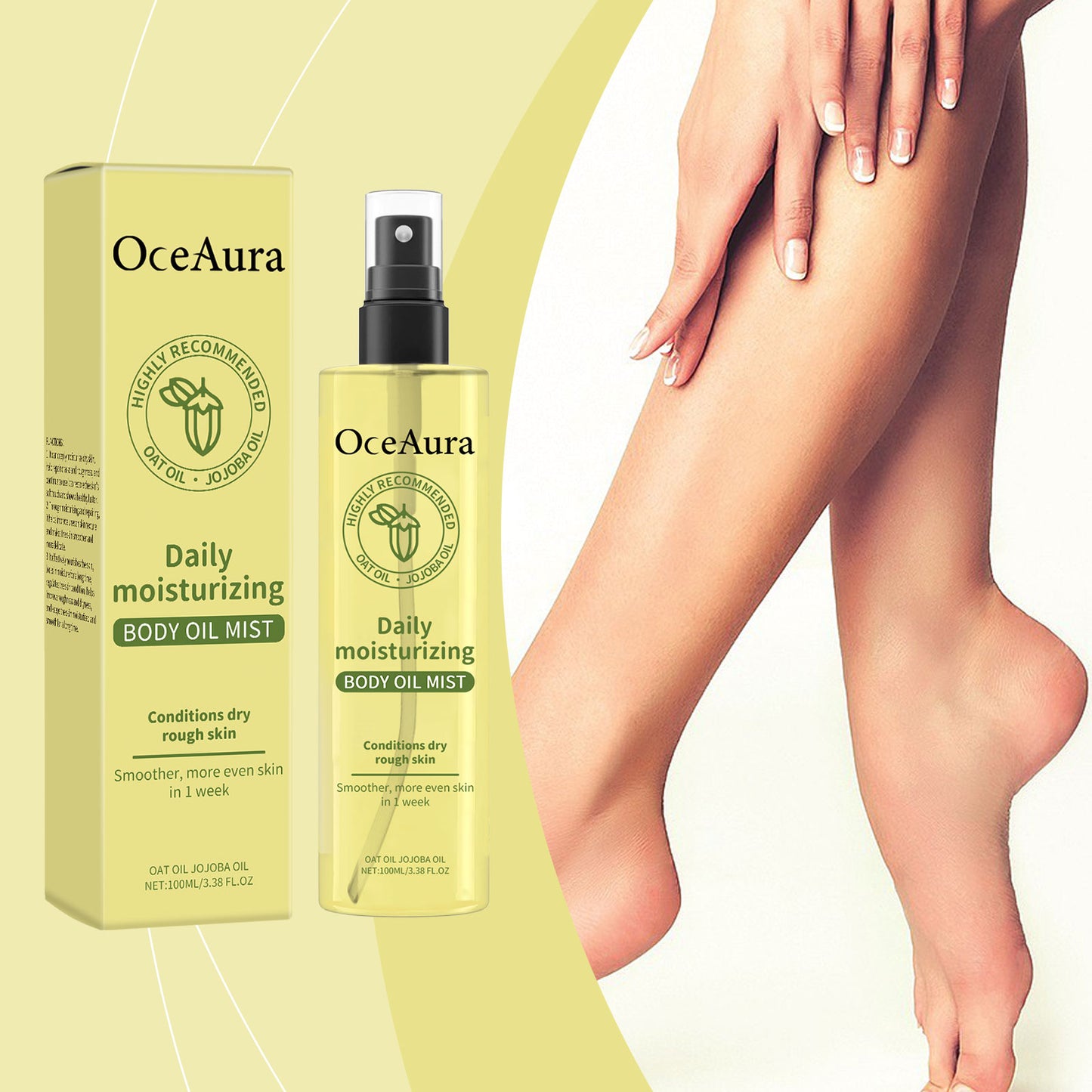 Vitamin E Moisturizing Body Oil, Daily Moisturizing Care For Body Skin Moisturizing Body Care Oil