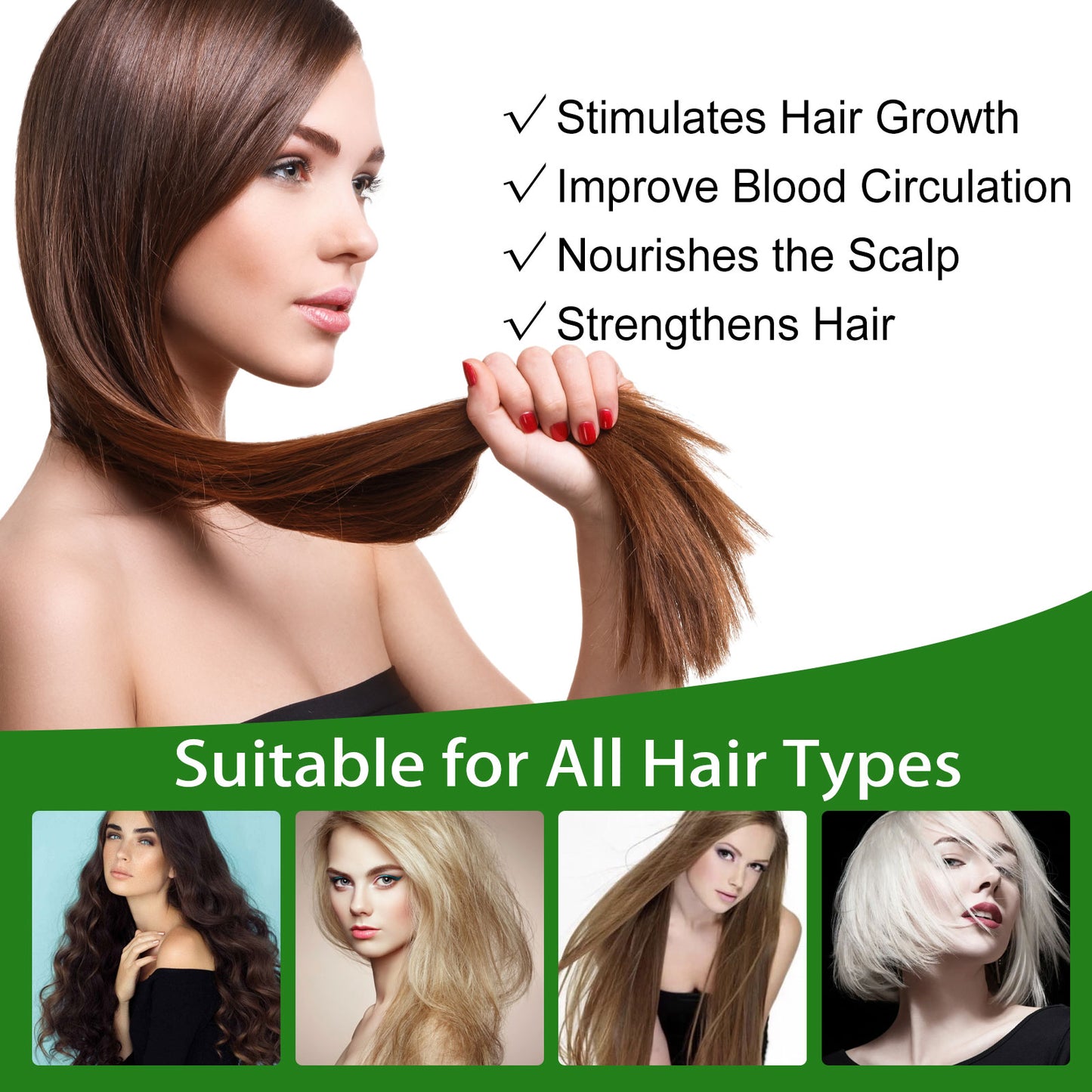 زيت الروزماري العطري للشعر، عناية لطيفة بفروة الرأس، لمعان ناعم، زيت عطري طبيعي للشعر الرقيق