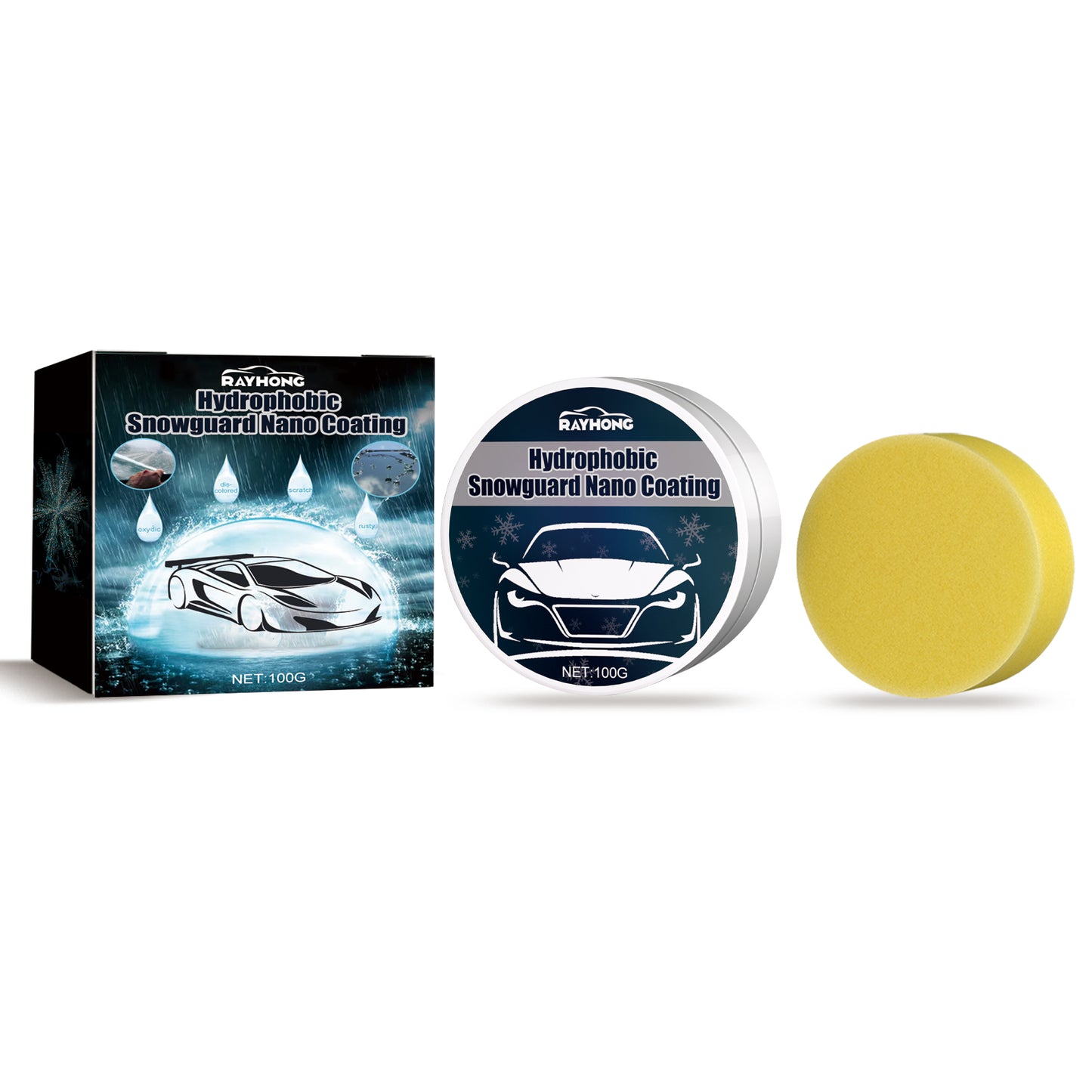 For the safety and comfort of family , Car Snow Removal Windshield Anti-icing Anti-freezing Car Window Defrosting Cream