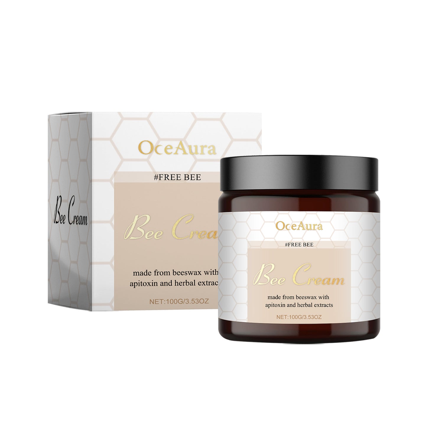 OceAura Bee Venom Care Cream Daily Body Skin Discomfort Moisturizing Massage Cream for nurturing and comfort
