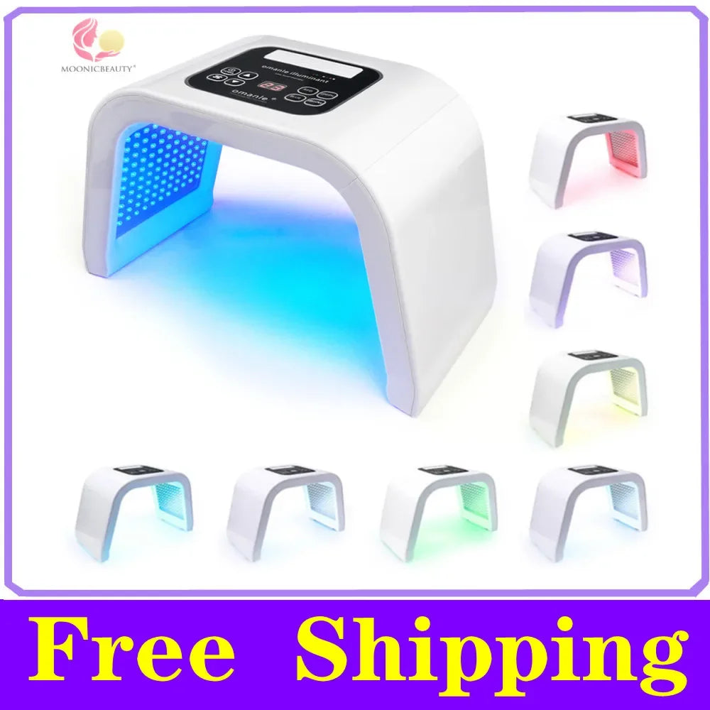 7-Color LED Photon Heating Facial Mask for Home Skin Care-1