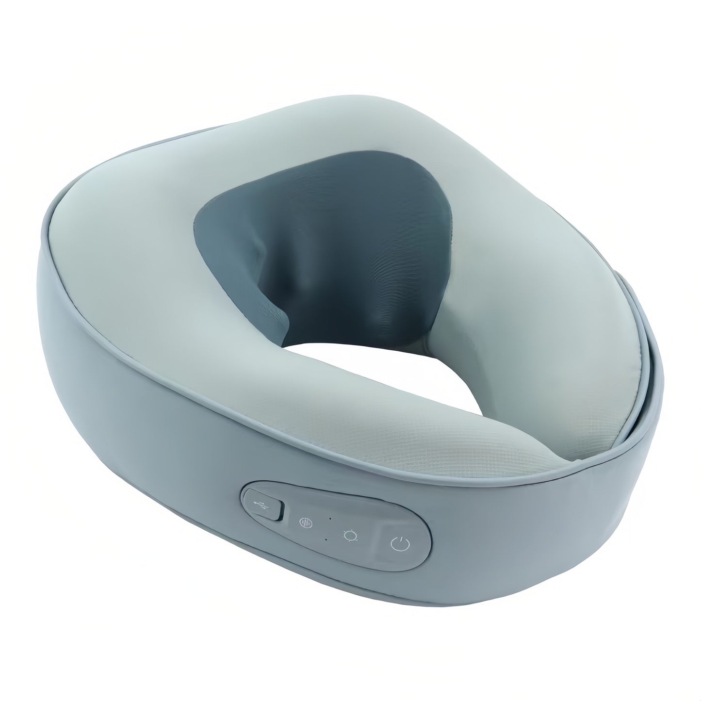 Neck Support Pillow with Heating & Electric Massage(Green)-0