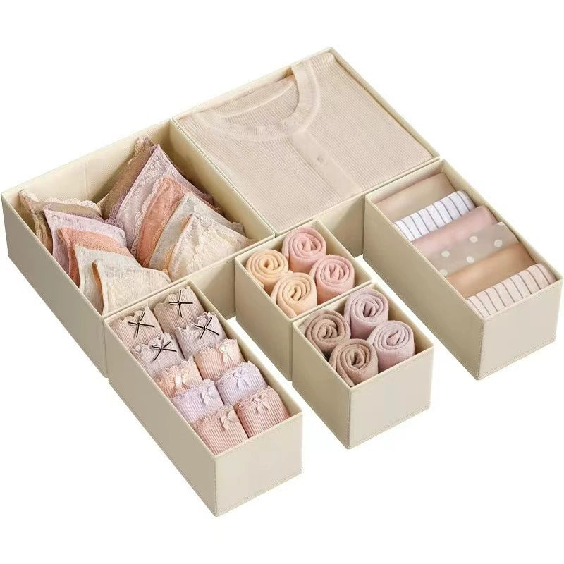 Dresser Drawer Organizers – Fabric Bins & Dividers: For Closet Storage, Clothing, Socks, Underwear