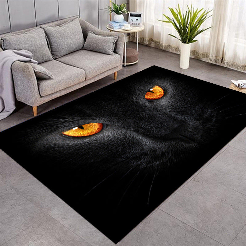 Carpet 3D Three-Dimensional Animal Tiger Carpet Living Room Carpet Coffee Table Sofa Floor Mat Realistic Animal Pattern Carpet