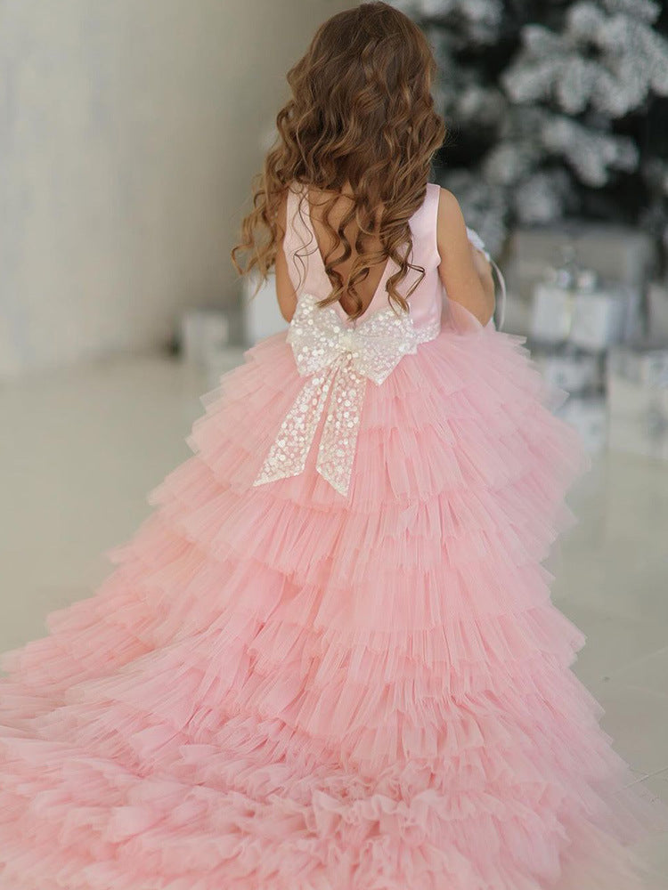 Children's fluffy skirt sweet camisole princess skirt