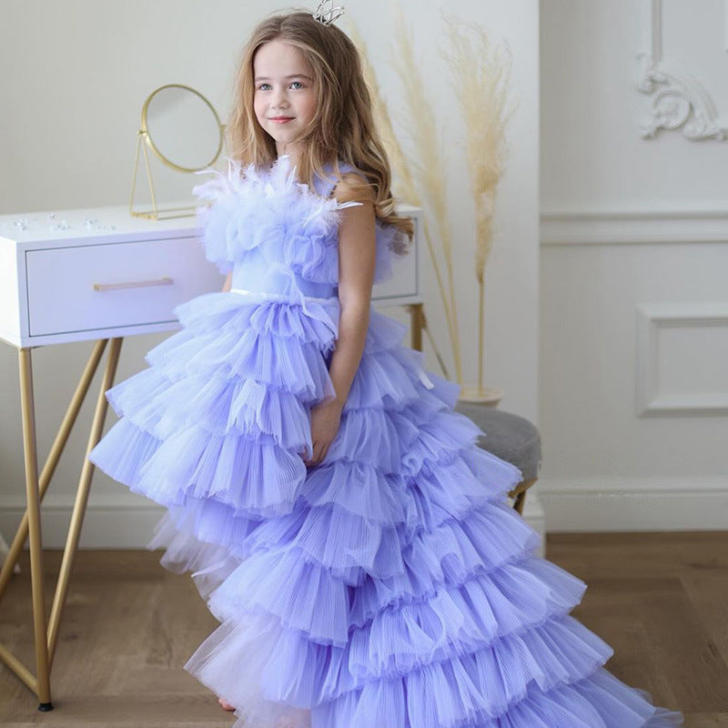 Children's fluffy skirt sweet camisole princess skirt