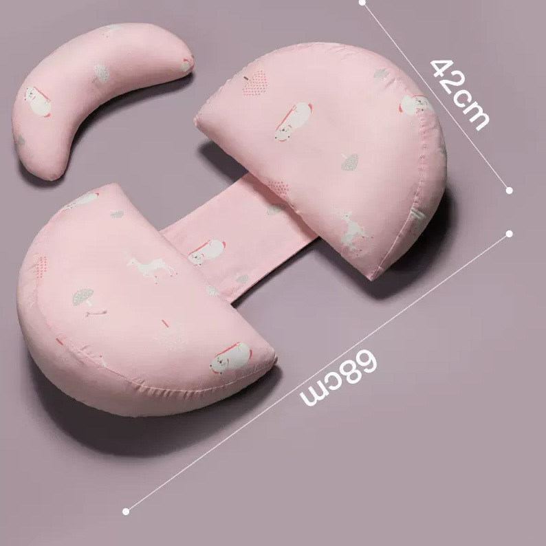 U-shaped pregnant woman waist side sleeping pillow