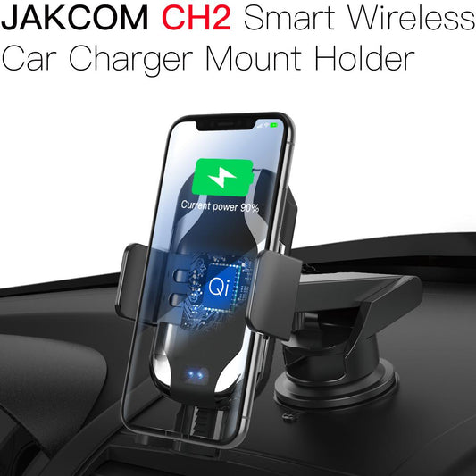 For busy moms and dads , JAKCOM CH2 Smart Wireless Car Charger Holder Hot Sale in Holders As Qi Fast Charging with LED Indicator Holder Accessories