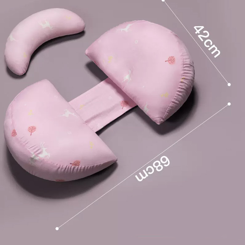 U-shaped pregnant woman waist side sleeping pillow