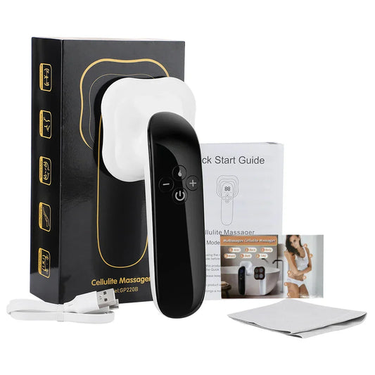 Cordless Electric Body Sculpting Massager Fat Burning Black-0