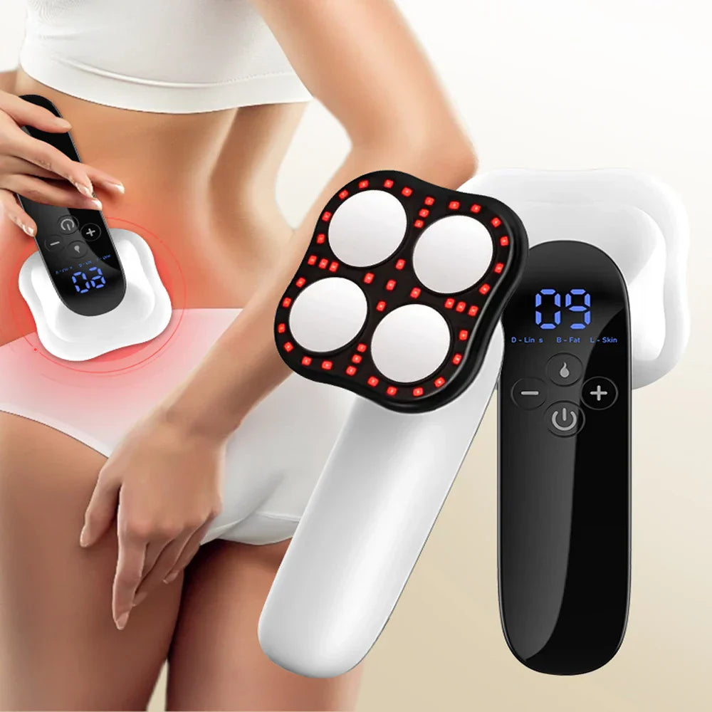 Cordless Electric Body Sculpting Massager Fat Burning Black-1