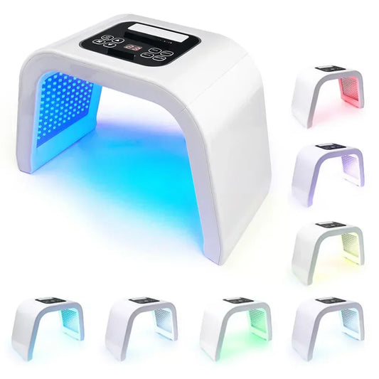 7-Color LED Photon Heating Facial Mask for Home Skin Care-0